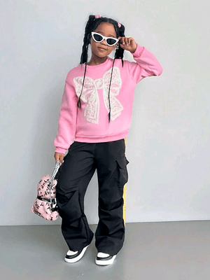 POLERON CUELLO REDONDO + PANTALON CARGO 