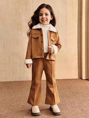 CHAQUETA +  PANTALON ACAMPANADO 