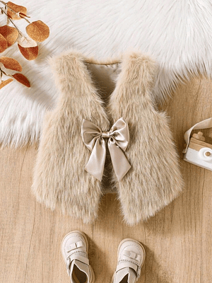 CHALECO CON DECORACION DE LAZO 