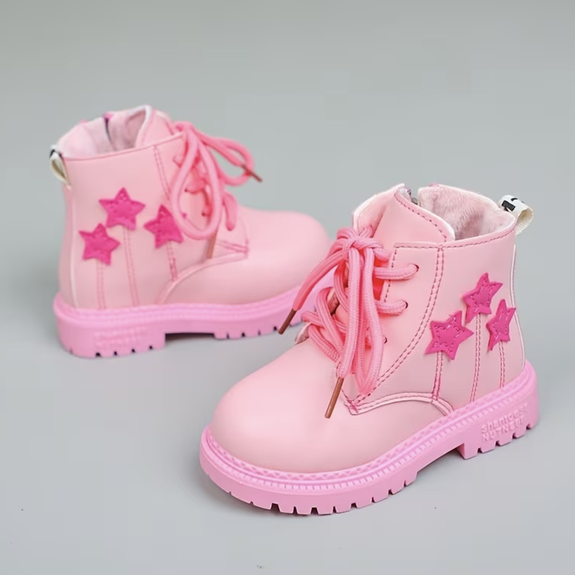 BOTA ROSADA ESTRELLITAS  1