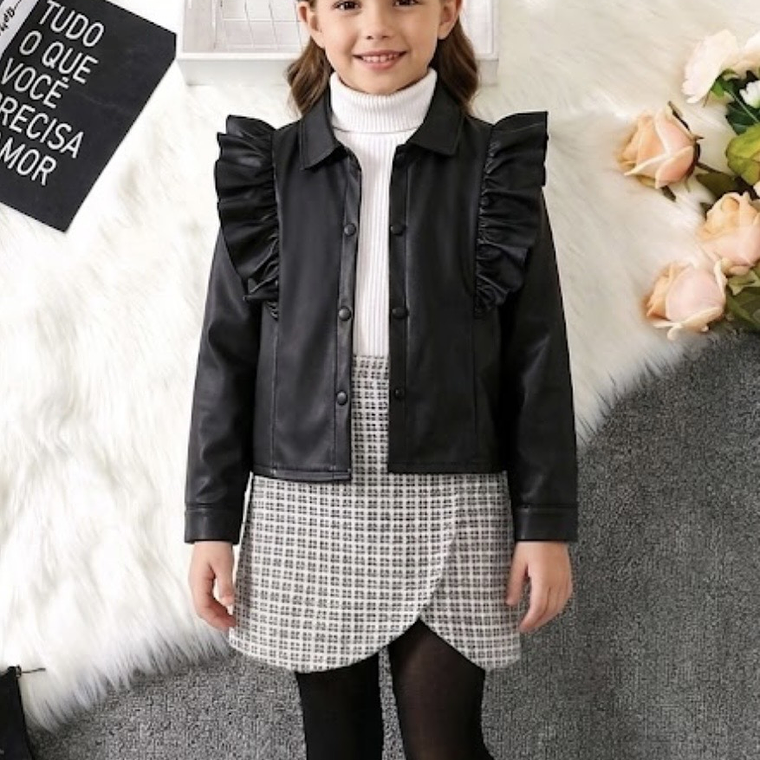 CONJUNTO CHAQUETA, FALDA Y BOINA 1