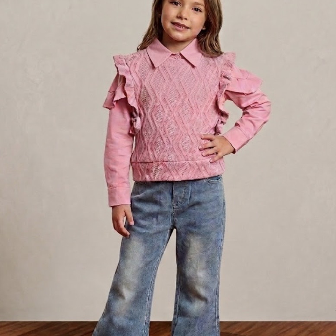 CONJUNTO SUÉTER + BLUSA + PANTALON 1