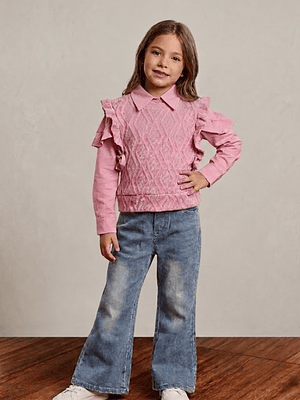 CONJUNTO SUÉTER + BLUSA + PANTALON