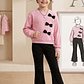 CONJUNTO POLERON Y CALZA ELASTICADA - Miniatura 1