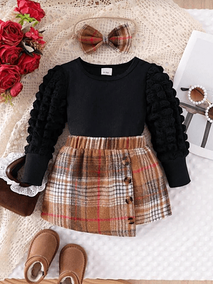 CONJUTO DE 2 PIEZAS + DIADEMA 