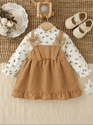 VESTIDO CON APLICACIONES 3D 