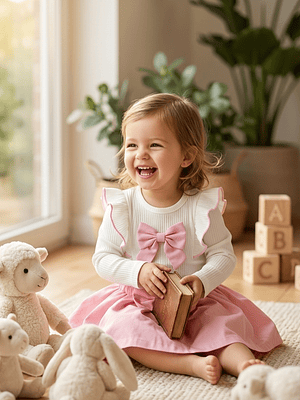 CONJUTO DE BEBE ESTILO PRINCESA 