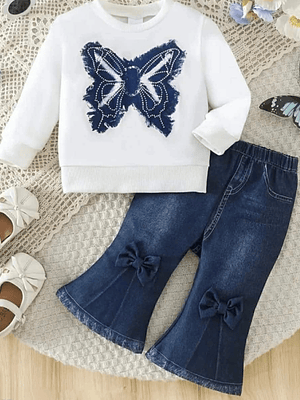 SUETER + CALZA ESTILO JEANS 