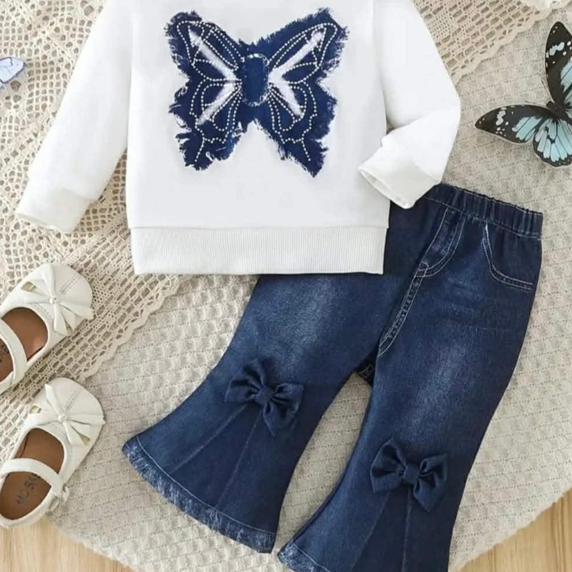 SUETER + CALZA ESTILO JEANS  2
