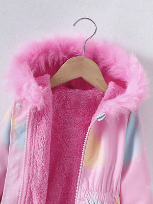 CHAQUETA CON POLAR UNICORNIO