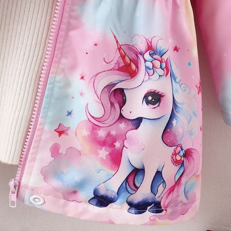 CHAQUETA CON POLAR UNICORNIO 4