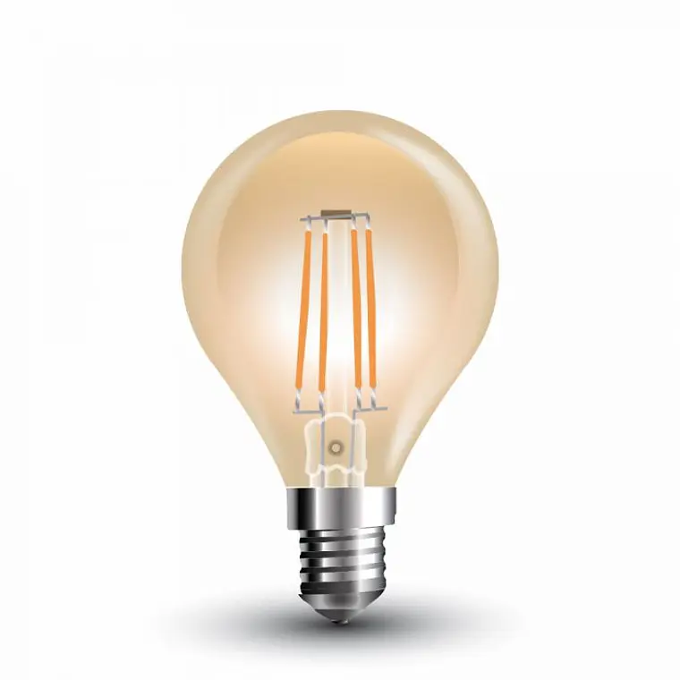 Lâmpada LED de filamento 4W 2200K E14 T45 âmbar V-TAC 2
