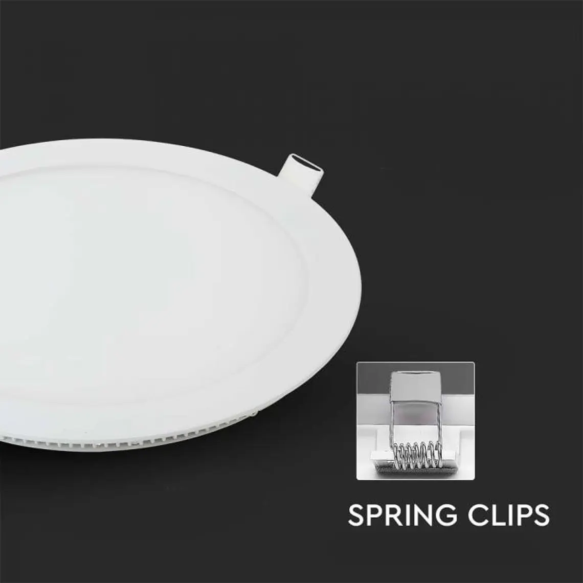 Downlight de encastrar redondo LED 18W 2700K V-TAC 4