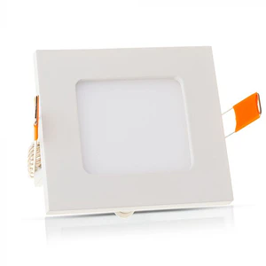 Downlight LED de encastrar quadrado 6W 4000K 120X120mm V-TAC
