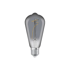 Lâmpada Vintage 1906 Edison 10 Filament 3.4W 818 E27 smoke Ledvance