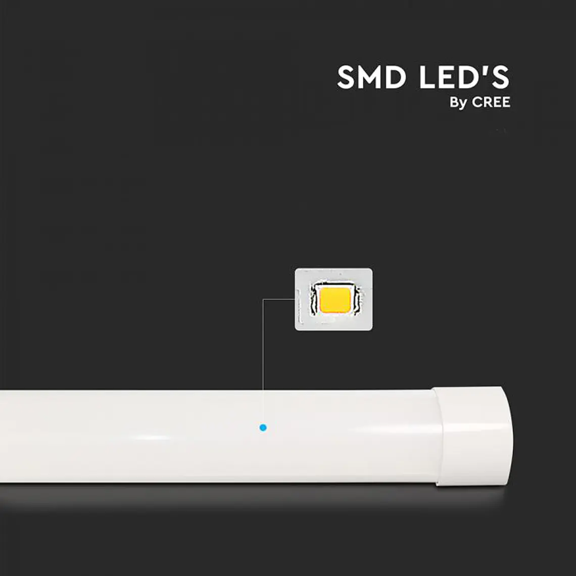 Armadura Prismática LED Chip CREE 20W 6500K 600mm V-TAC 4