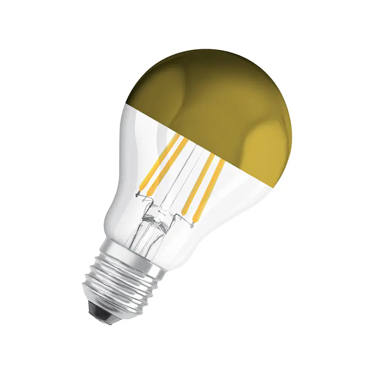 Lâmpada LED Star Classic A 50 Filament 6.5W 827 E27 Mirror Gold Clear Ledvance 2