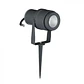 Projetor estaca p/jardim LED 12W 3000K IP65 Corpo Cinza V-TAC - Thumbnail 1