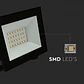 Projetor LED SMD 20W IP65 Corpo Preto V-TAC - Thumbnail 3