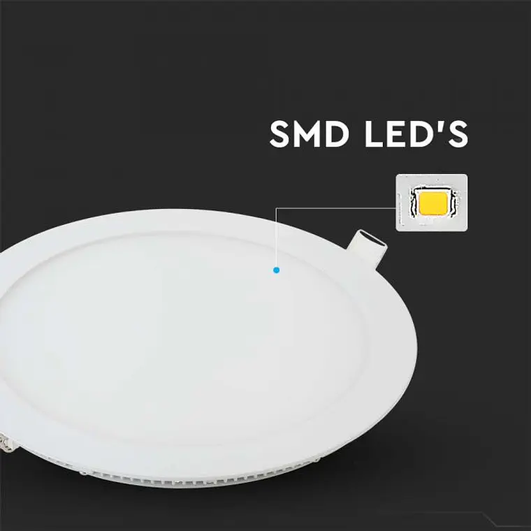Downlight LED de encastrar redondo SMD 22W 4000K V-TAC 4