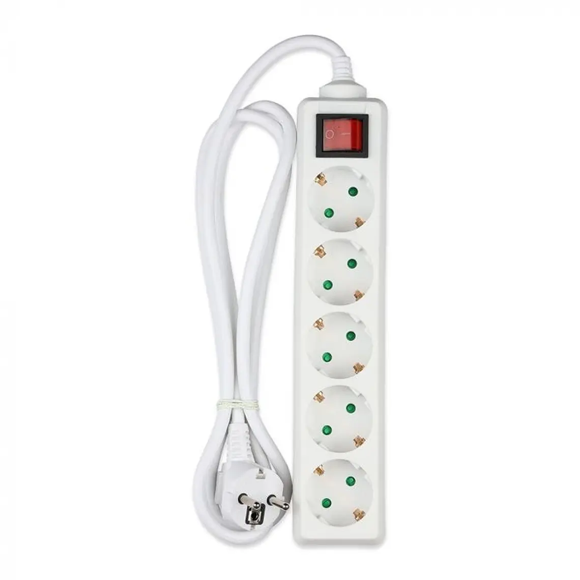 Extensão de 5 vias c/interruptor 3G1.5mm² X 1.5m IP44 V-TAC 1