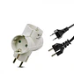 Adaptador de 2 vias c/contacto de terra 10/16A 250V V-TAC - Thumbnail 3