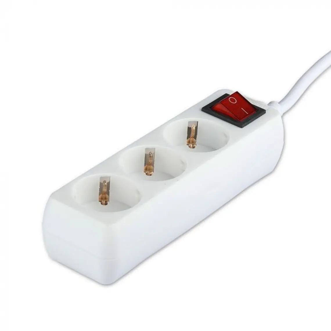Extensão de 3 vias c/interruptor 3G1.5mm² X 1.5m V-TAC 3
