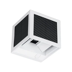 Aplique de parede solar LED 9W c/sensor PIR 3IN1 IP65 Branco V-TAC