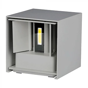 Aplique de parede Bridgelux 5W c/chip SMD Cinzento V-TAC