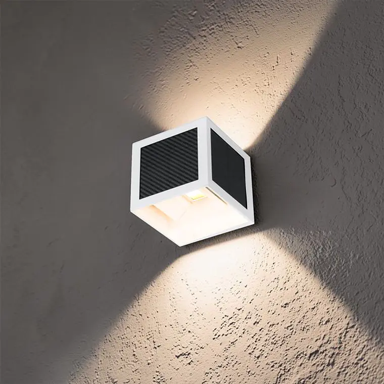 Aplique de parede solar LED 9W c/sensor PIR 3IN1 IP65 Branco V-TAC 7