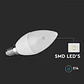 Lâmpada LED vela 6.5W 4000K E14 V-TAC - Thumbnail 4