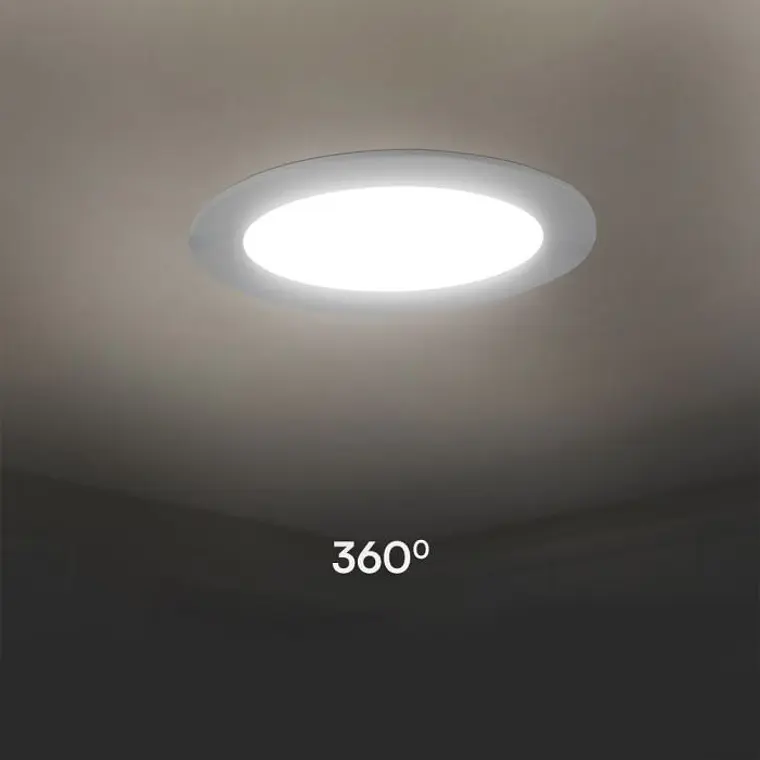 Downlight de encastrar redondo 24W Chip Samsung 300mm V-TAC 5