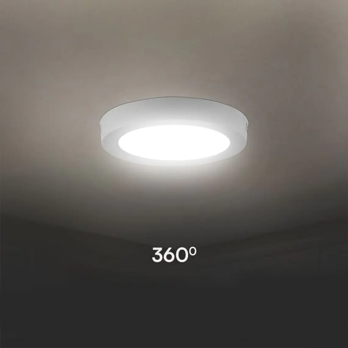 Downlight saliente redondo 24W Chip Samsung 4000K 288mm V-TAC 4