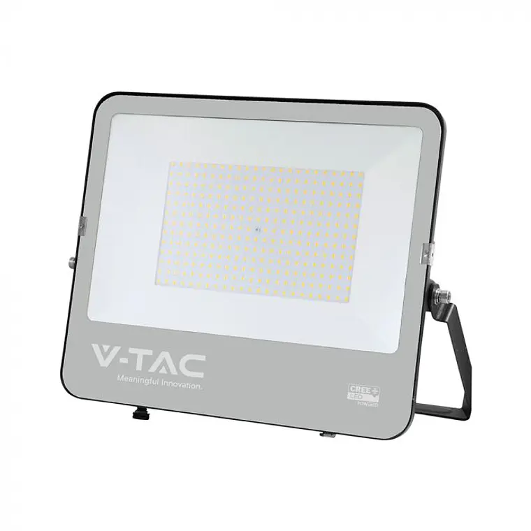 Projetor 200W LED Chip CREE 135LM/W 1m cabo 6YRS WTY IP65 Corpo Preto V-TAC 1