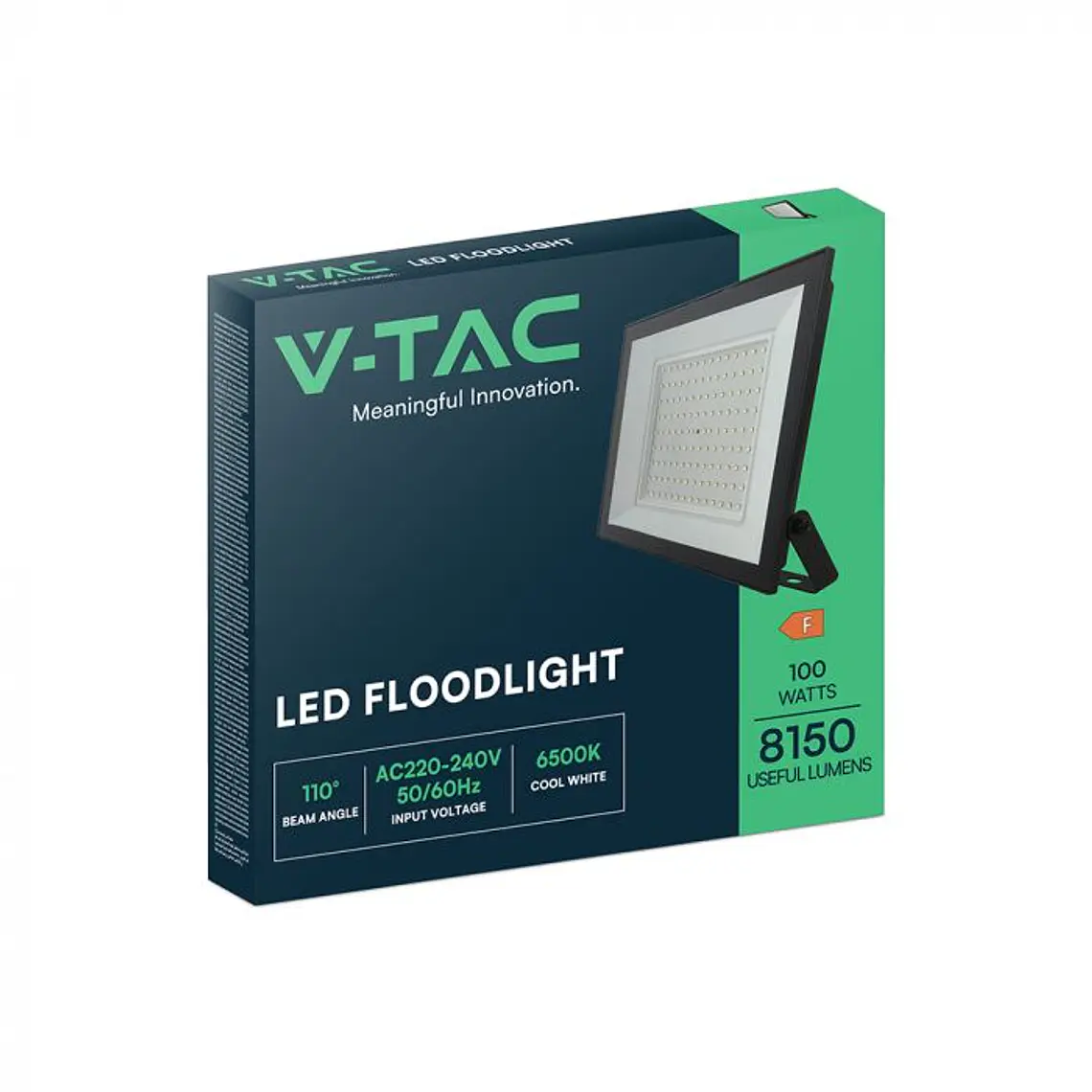 Projetor 100W LED Corpo Preto V-TAC 6