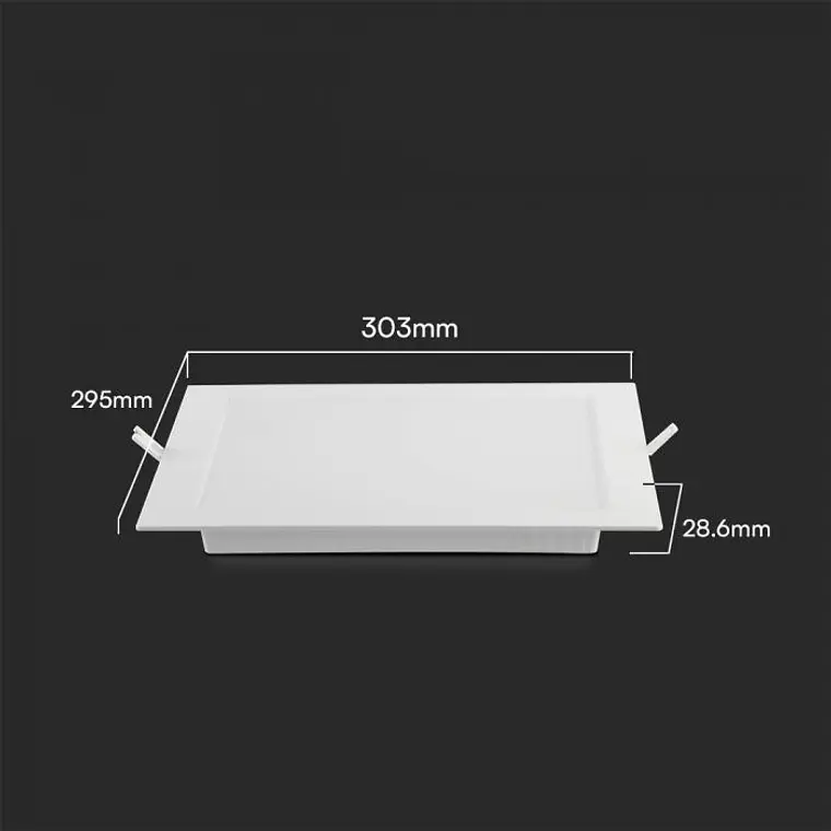 Downlight de encastrar quadrado 24W Samsung Chip V-TAC 2