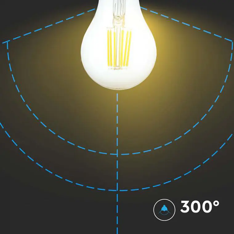 Lâmpada de filamento LED A67 10W 3000K E27 V-TAC 3