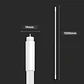 Lâmpada Tubo LED Vidro T5 1200mm 16W G5 V-TAC - Thumbnail 3