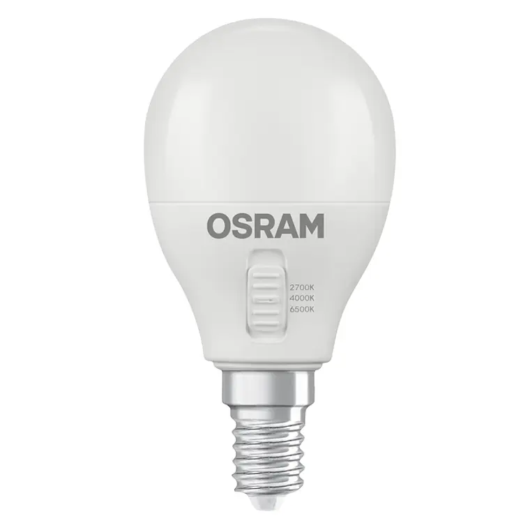 Lâmpada LED Classic P40 DIM CCT Select 4.9W 827/840/865 E14 frosted Ledvance 2