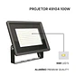 Projetor 49104 100W SMD F-CLASS Corpo Preto V-TAC - Thumbnail 3