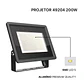 Projetor 49204 200W SMD F-CLASS Corpo Preto V-TAC - Thumbnail 3