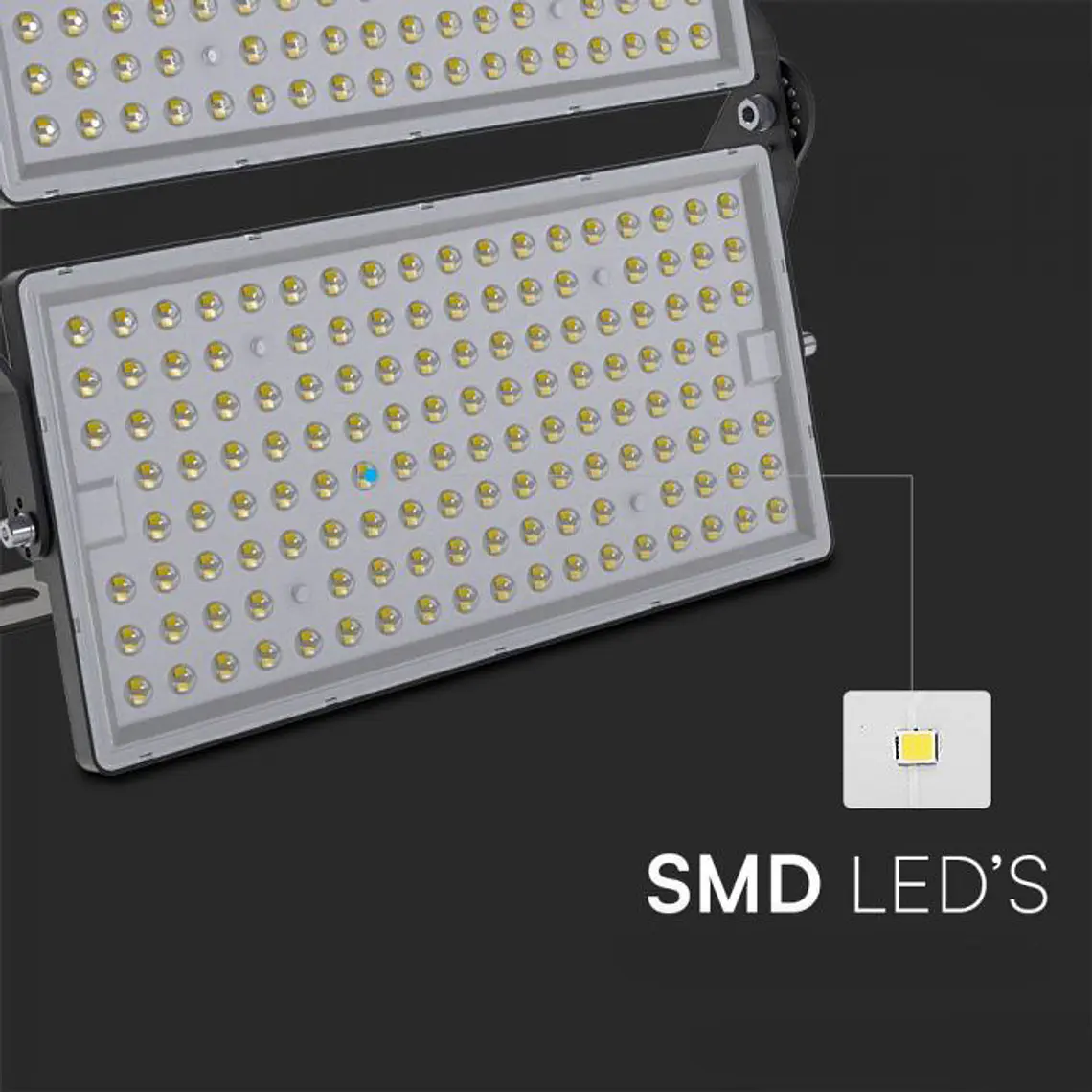 Projetor LED 500W Super High Power Samsung Chip 1m cable 6500K IP65 135lm/W V-TAC 3