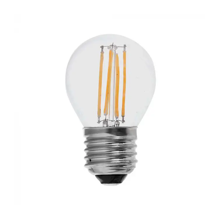 Lâmpada LED de filamento 4W 3000K E27 G45 V-TAC 1