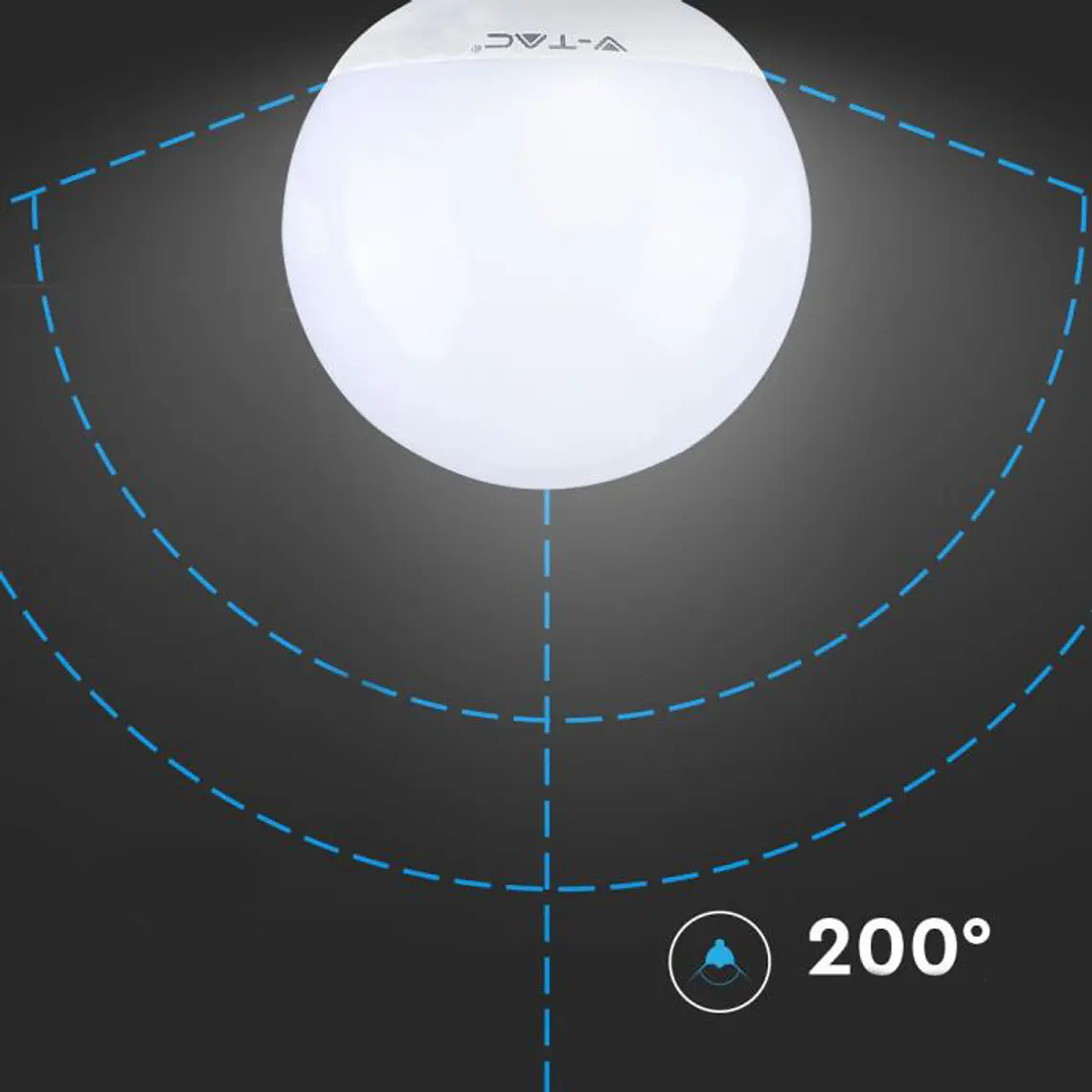 Lâmpada LED 13W E27 G120 DIM V-TAC 5