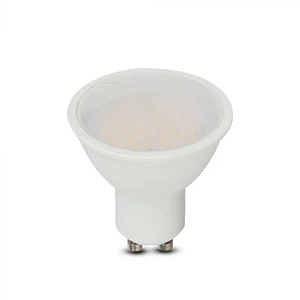 Lâmpada LED Plastic Spotlight 7W GU10 4500K 110° V-TAC