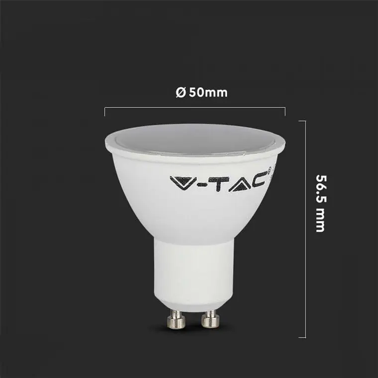 Lâmpada LED 4.5W SMD Spotlight GU10 110° V-TAC 4