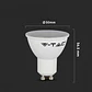 Lâmpada LED 4.5W SMD Spotlight GU10 110° V-TAC - Thumbnail 4