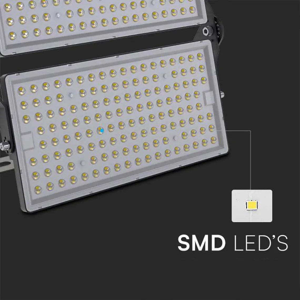 Projetor LED 500W Super High Power 1m cable IP65 135lm/W V-TAC 3
