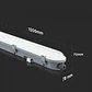 Armadura estanque LED 36W Samsung chip 1200mm 6400K V-TAC - Thumbnail 3