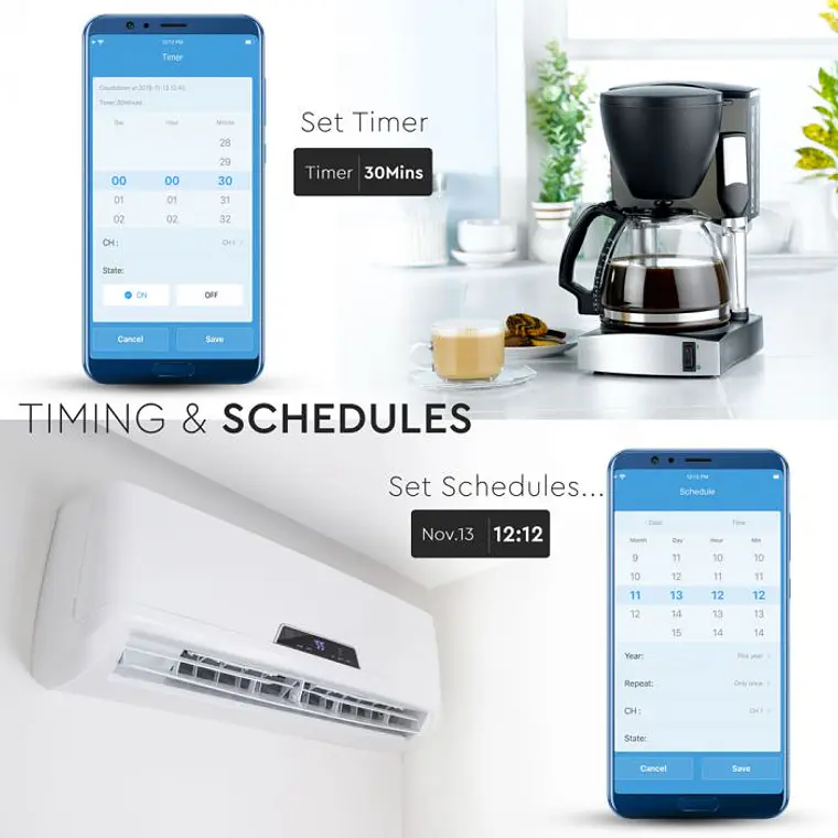 Tomada c/WIFI Plug EU, trabalha c/Amazon Alexa & Google Home V-TAC 7